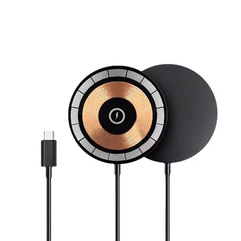 Qi2 15W Magnetic Wireless Charger – Fast Charging for iPhone 12–15/16 Series