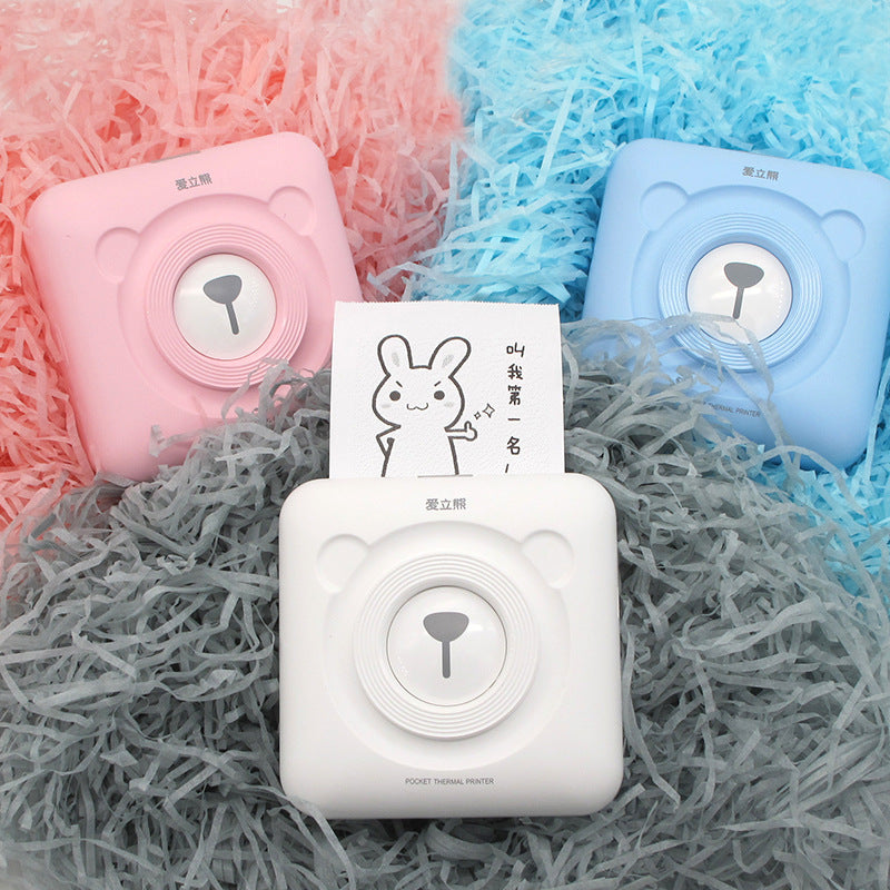 Mini Bluetooth Thermal Label Printer – Portable Photo & Sticker Printer