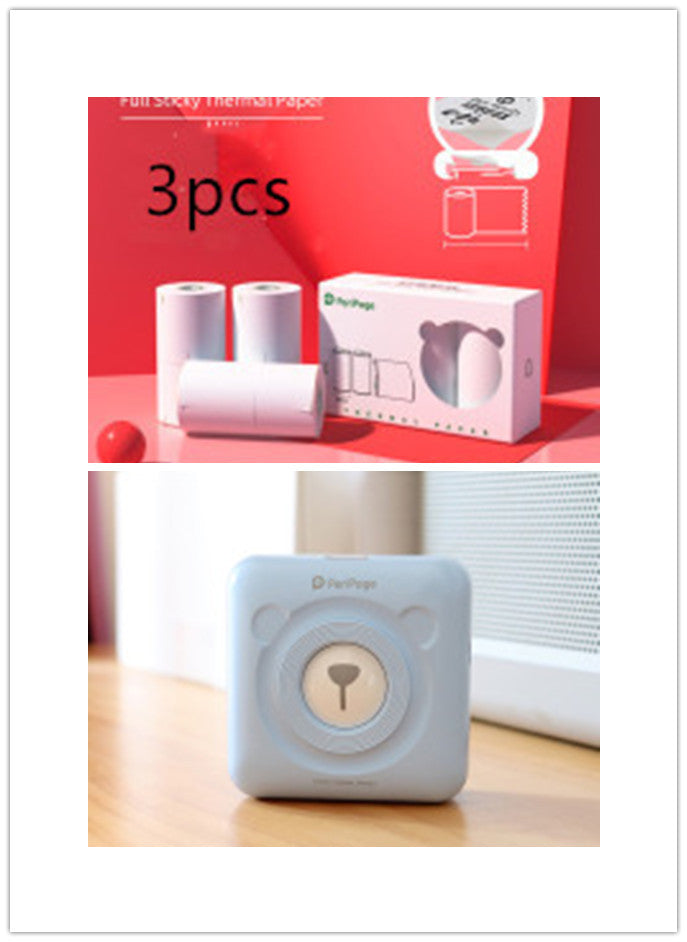 Mini Bluetooth Thermal Label Printer – Portable Photo & Sticker Printer