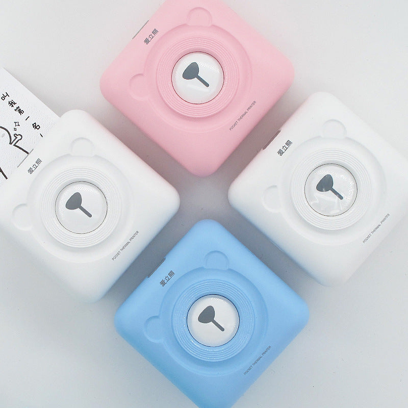 Mini Bluetooth Thermal Label Printer – Portable Photo & Sticker Printer