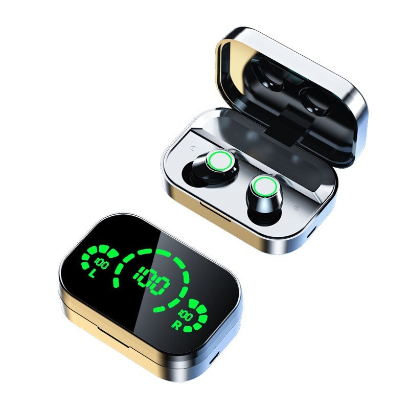 YD03 TWS Wireless Bluetooth Earbuds – In-Ear Headset with Smart Digital Display & Breathing Light