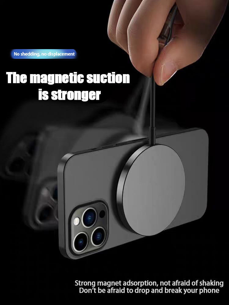 Qi2 15W Magnetic Wireless Charger – Fast Charging for iPhone 12–15/16 Series