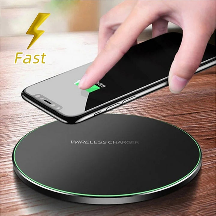 Fast Wireless Charger Pad – High-Speed Charging for iPhone & Samsung Devices