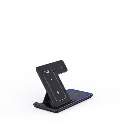 15W 3-in-1 Fast Wireless Charger Stand – Foldable Charging Station for iPhone, iWatch & AirPods