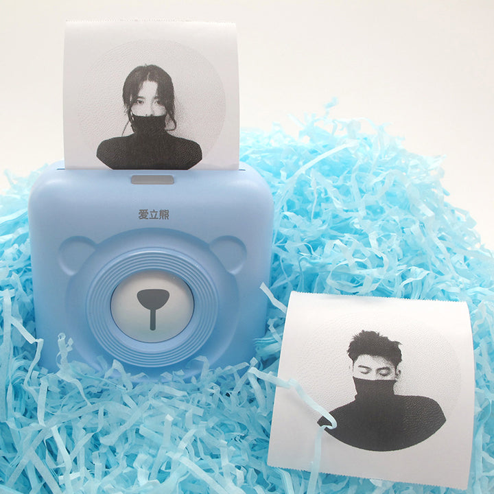 Mini Bluetooth Thermal Label Printer – Portable Photo & Sticker Printer