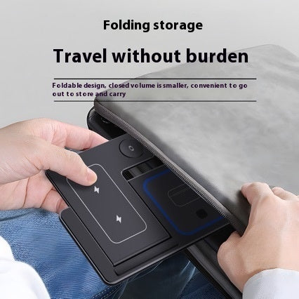 15W 3-in-1 Fast Wireless Charger Stand – Foldable Charging Station for iPhone, iWatch & AirPods